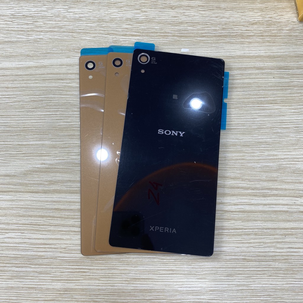 Nắp lưng Sony Z3 Plus/ Sony Z4/ E6533/ E6533/ E6508 (đen, vàng đồng )