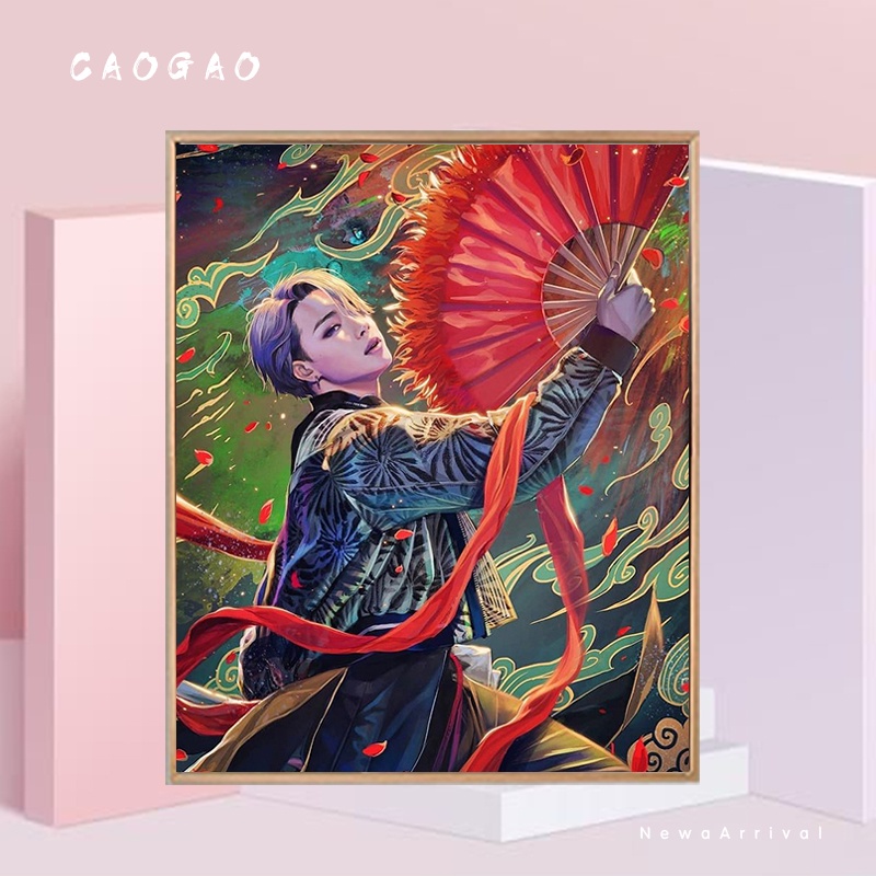 Tranh số hóa DIY tranh tô màu