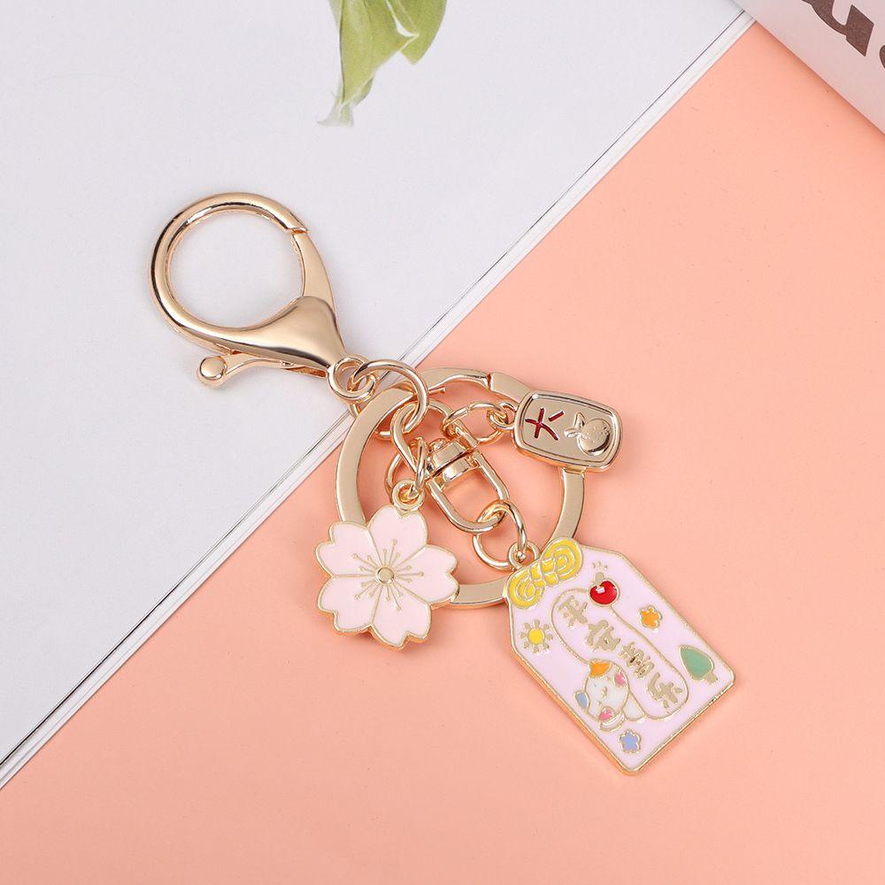 Móc Khóa Hình Hoa Anh Đào Dễ Thương Dùng Làm Quà Tặng
