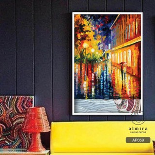 🍎Tranh vải canvas nghệ thuật cổ điển trang trí nội thất siêu nhẹ chất lượng cao - tặng kèm đinh treo tường 3 chân [AP]