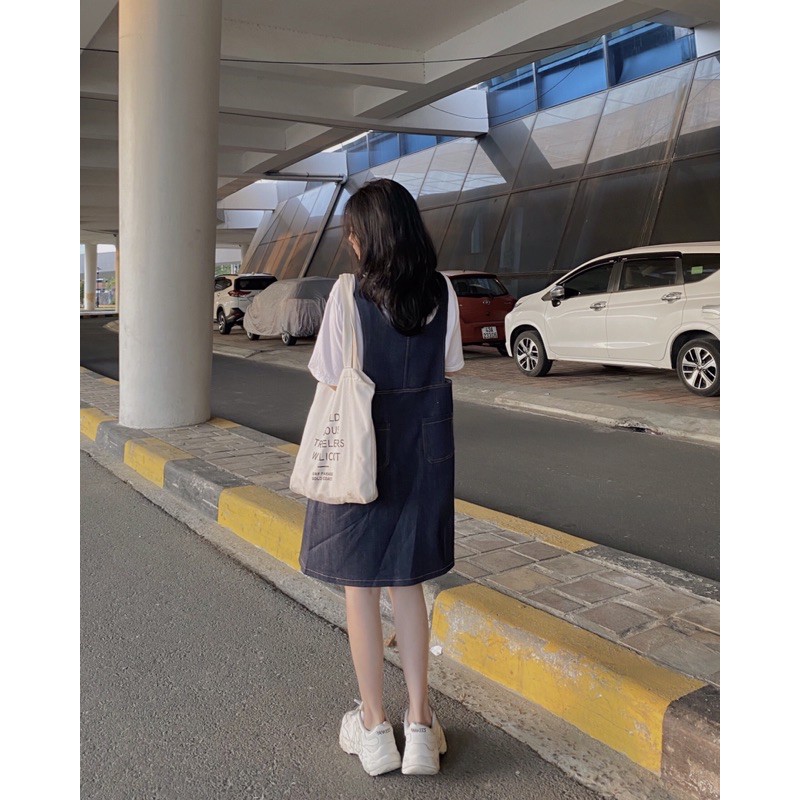 [ẢNH THẬT ĐỘC QUYỀN REPLEI1986] Yếm jeans suông cute