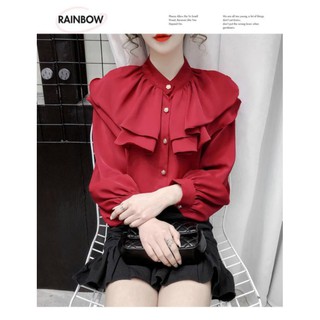 Áo đỏ đô bèo sang chảnh