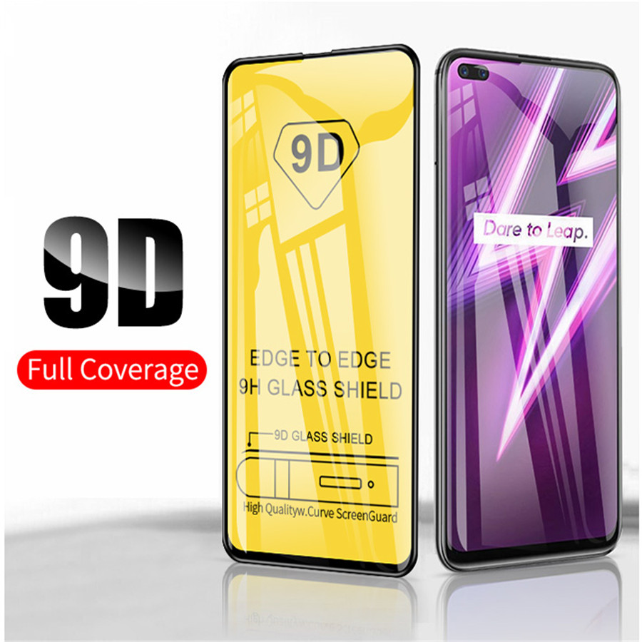 Kính cường lực Full màn 9D Cho Realme 5 6 7 8 9 Pro 5i 6i 7i 8i 9i C3 C11 C12 C15 C17 C20 C21 C30 C31 C35 C21Y C25 C25S C25Y Narzo 20 30A 50 50i 50A