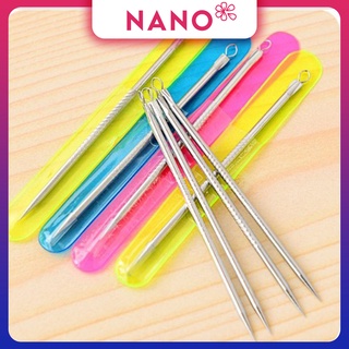 Cây Nặn Mụn 2 Đầu Que Nặn Mụn Cao Cấp Inox
