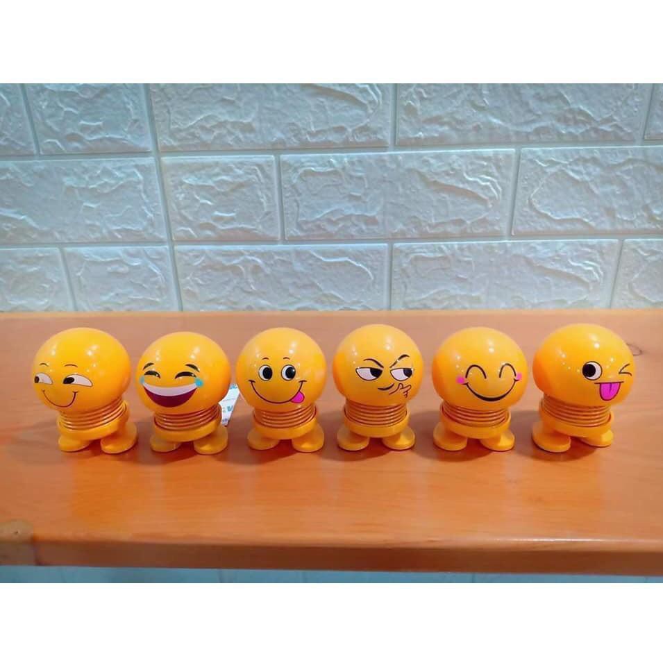 Emoji loại 1 hộp to hình biểu tượng cảm xúc thú nhún lò xo