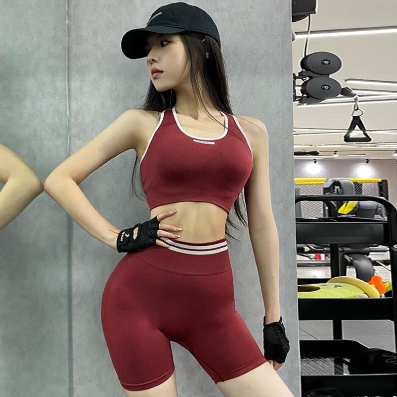 Bộ Đồ Tập Cradin Quần Áo Tập Gym Yoga Thể Thao Nữ Thông Thoáng Siêu Co Giãn 328