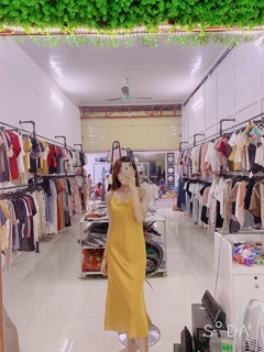 Váy lụa bóng 2S