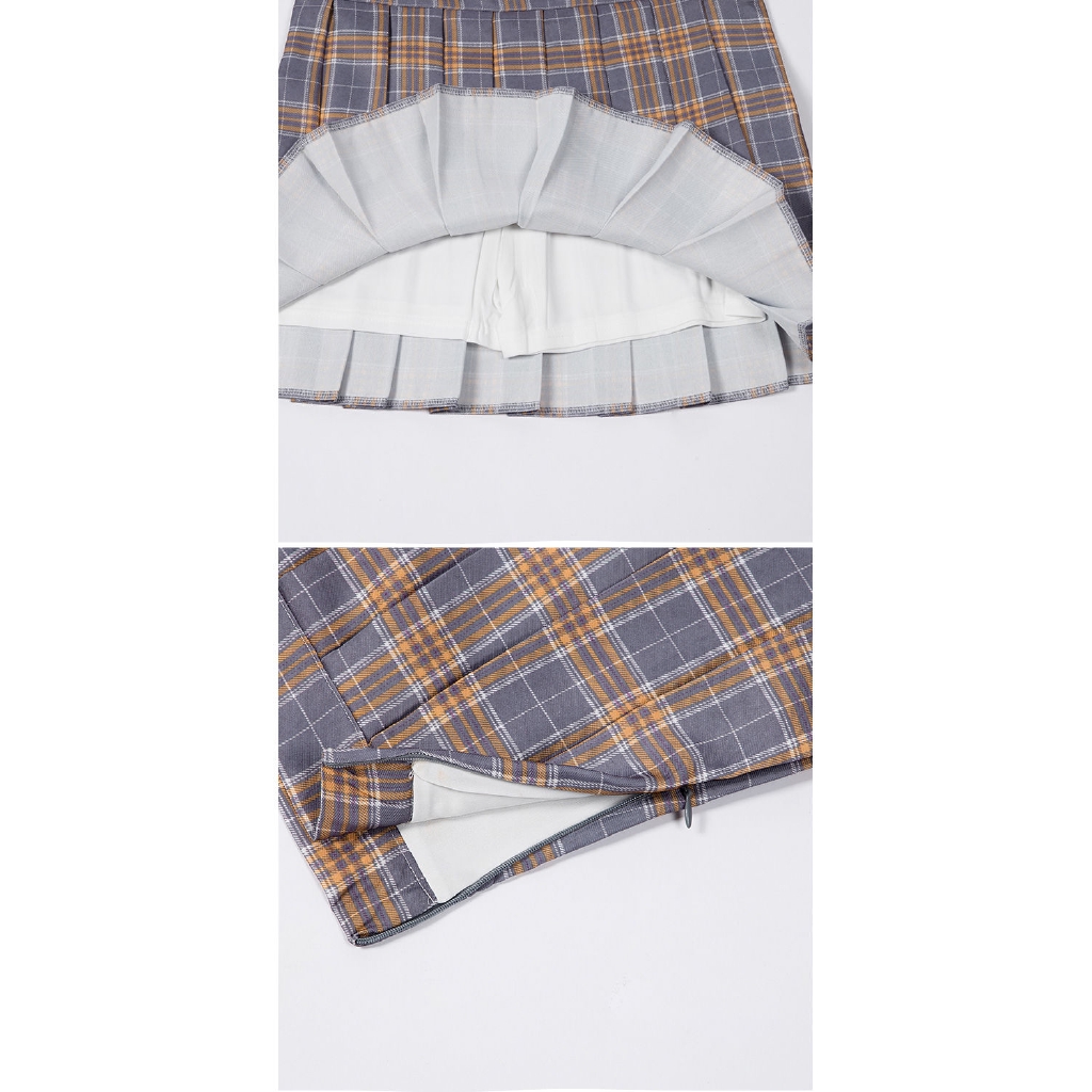 Chân Váy Midi Lưng Cao Phong Cách Hàn Quốc Cho Nữ