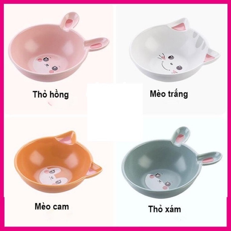 Bát Sứ Ăn Dặm Cho Bé.Bát Sứ Tai Thỏ 260ml