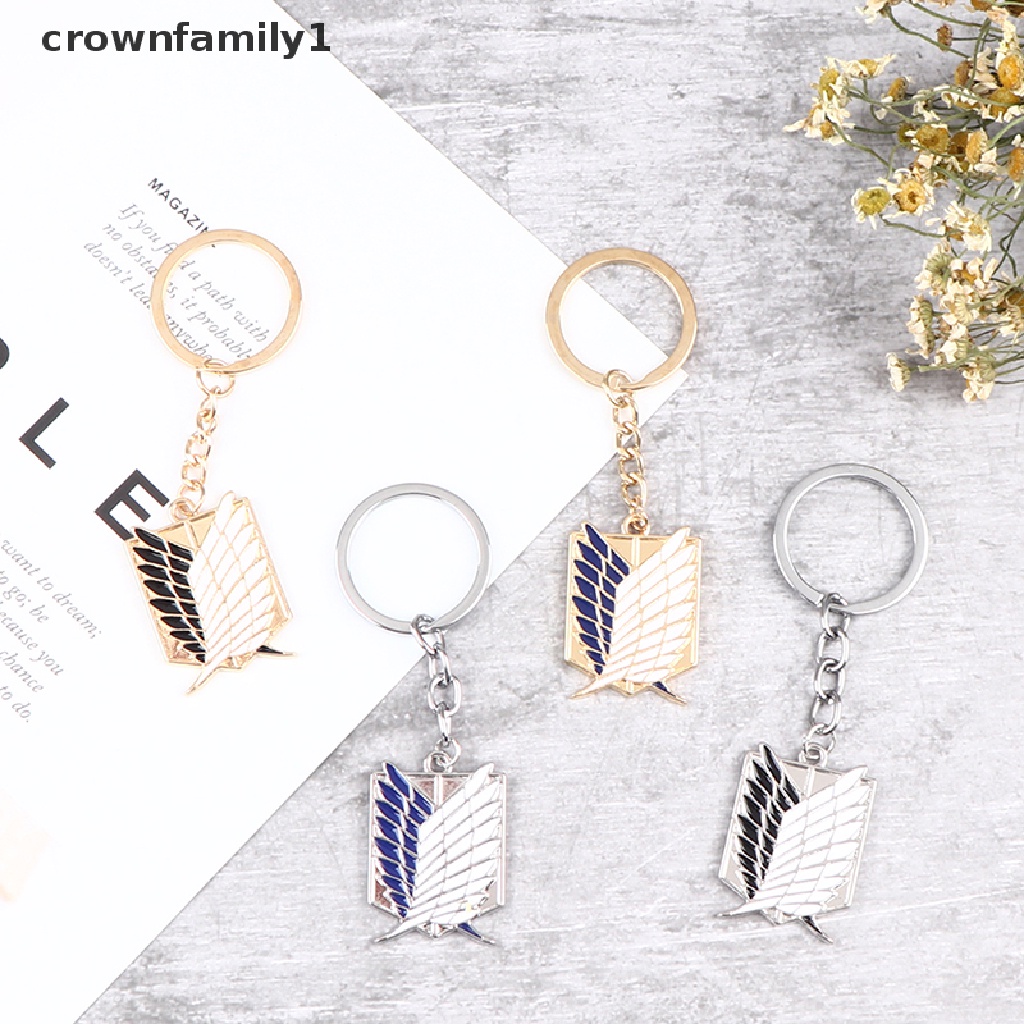 [crownfamily1] Móc Khóa Hình Đôi Cánh Hóa Trang Shingeki No Kyojin