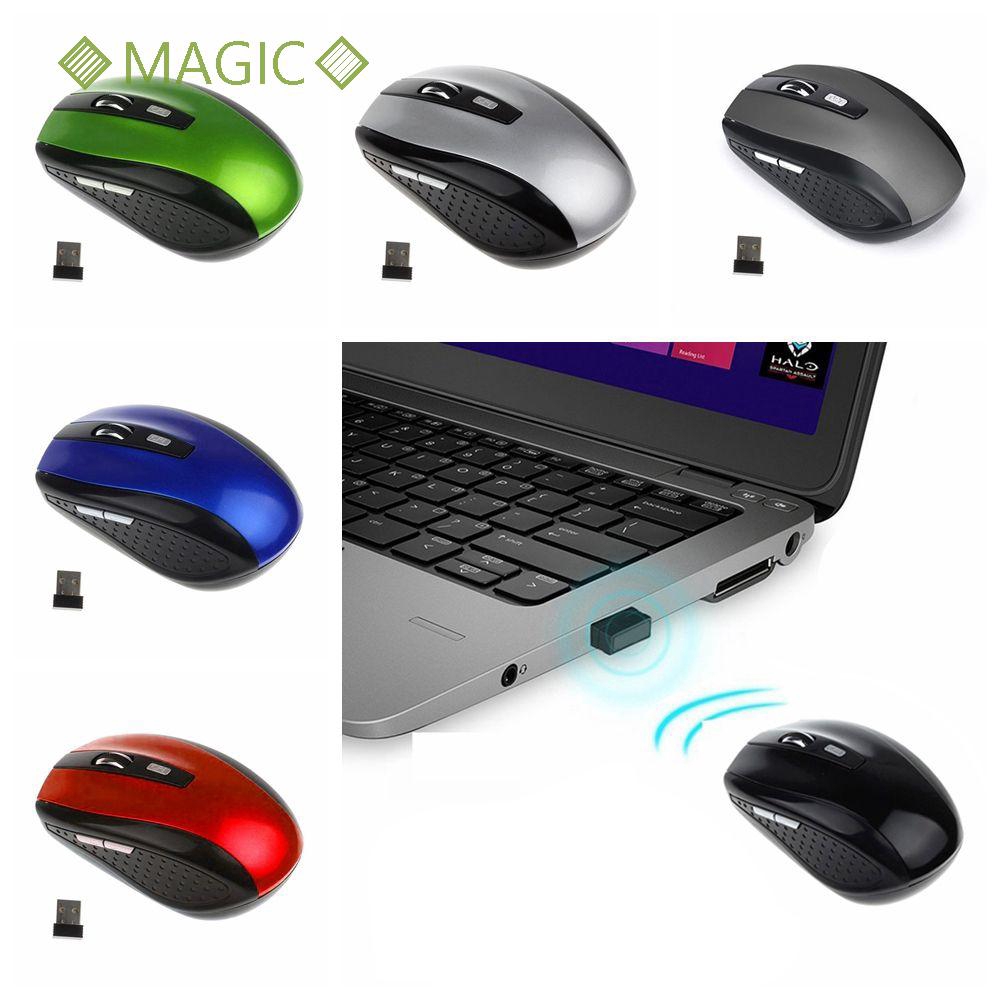 🔸MAGIC🔹 Colorful Cordless Mini Optical Portable Wireless Mouse