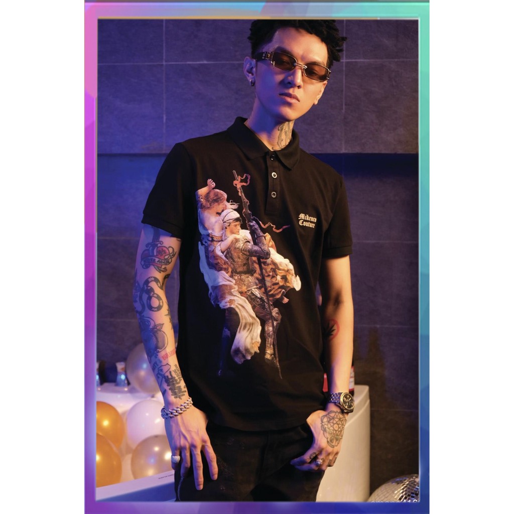 Áo Phong Nam, Áo Thun Nam Ngăn Tay Lỡ Có Cổ Thời Trang Cao Cấp in Hoa Tiết AC103 - TrongTanFashion | BigBuy360 - bigbuy360.vn