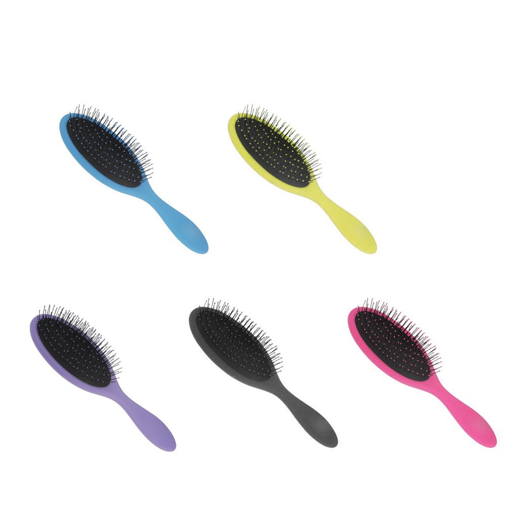 Bàn chải tóc bằng nhựa gỡ rỗi màu vàng