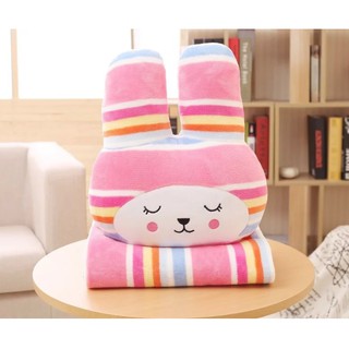 gối 3 trong 1 gấu 7 màu