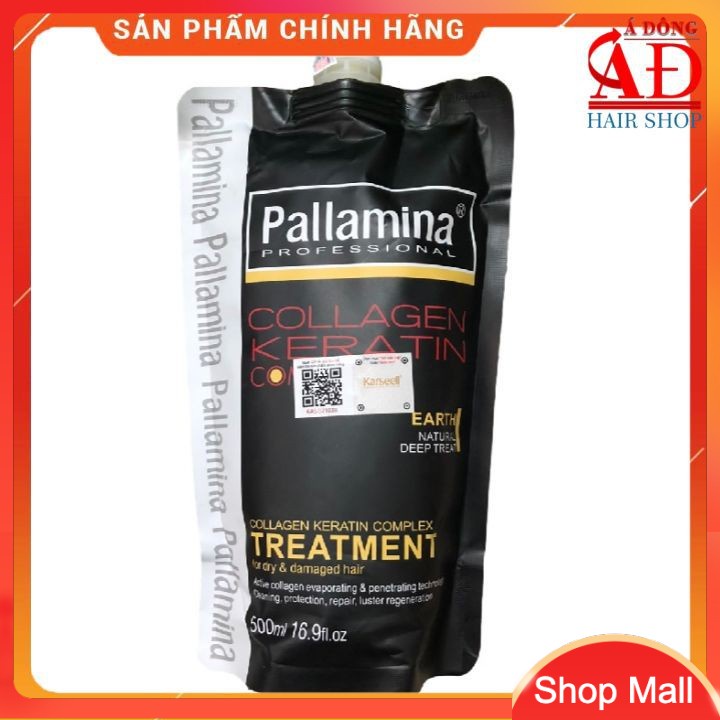 HẤP DẦU SUÔN MƯỢT PALLAMINA COLLAGEN KERATIN COMPLEX TÚI CHÍNH HÃNG 500ML [Chính hãng]