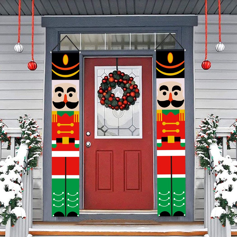 Rèm Cửa 30 * 180CM Trang Trí Giáng Sinh Năm Mới 2024