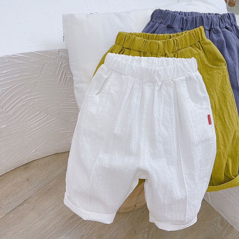 Quần Short Cotton Mỏng Năm Tấc Mùa Hè Phong Cách Nhật Hàn Hàng Mới 2022 Cho Bé Trai Và Bé Gái