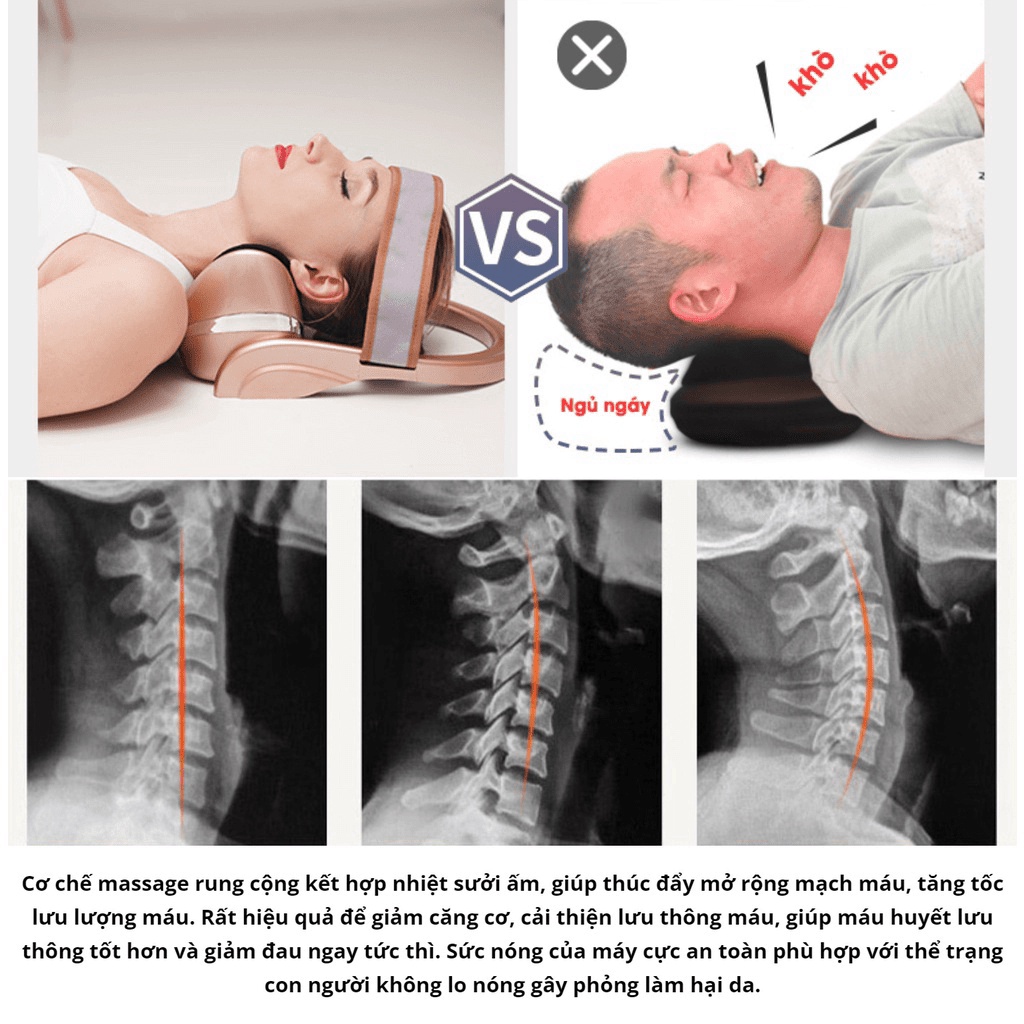 Máy Massage, Xoa Bóp Cột Sống Cổ TRACTION C805  - King's Garden