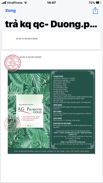 Viên Xông rửa phụ khoa 2 in1 (date 6/2022)Ko có vỏ hộp