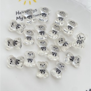 lẻ cái charm gấu trang trí nail