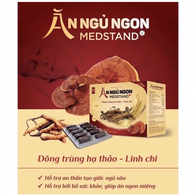 Ăn ngủ ngon Medstand bồi bổ sức khoẻ, giúp ăn ngon miệng