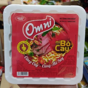 Mì Tôm chanh Omni bát 75g