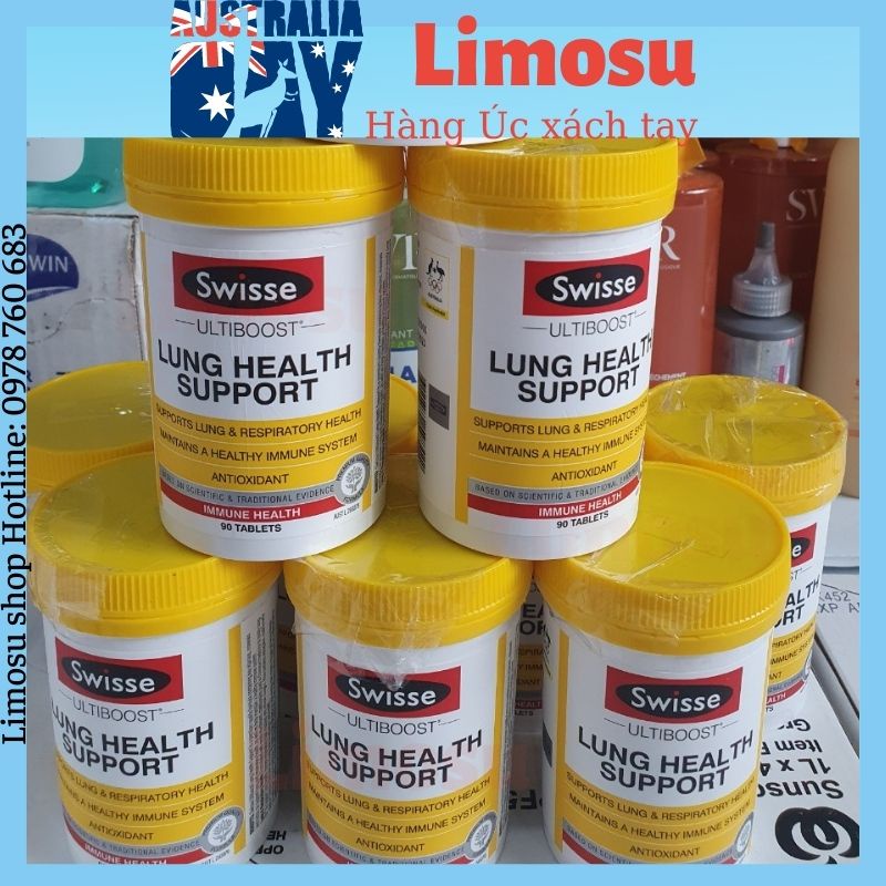 Thải Độc Phổi Swisse Lung Health Support 90 viên