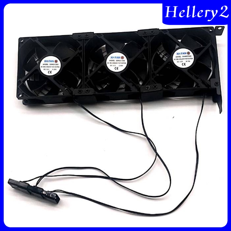 [HELLERY2] PCIe 3-Fan GPU Cooler Computer Chassis Video Graphics Card Cooling Fans 90mm