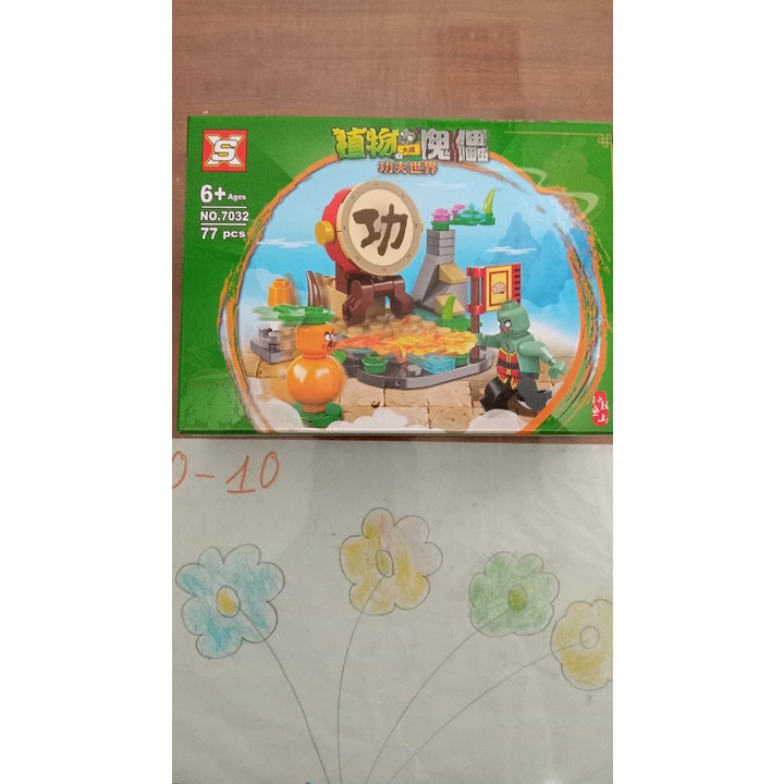 Đồ chơi xếp hình zombie cho bé