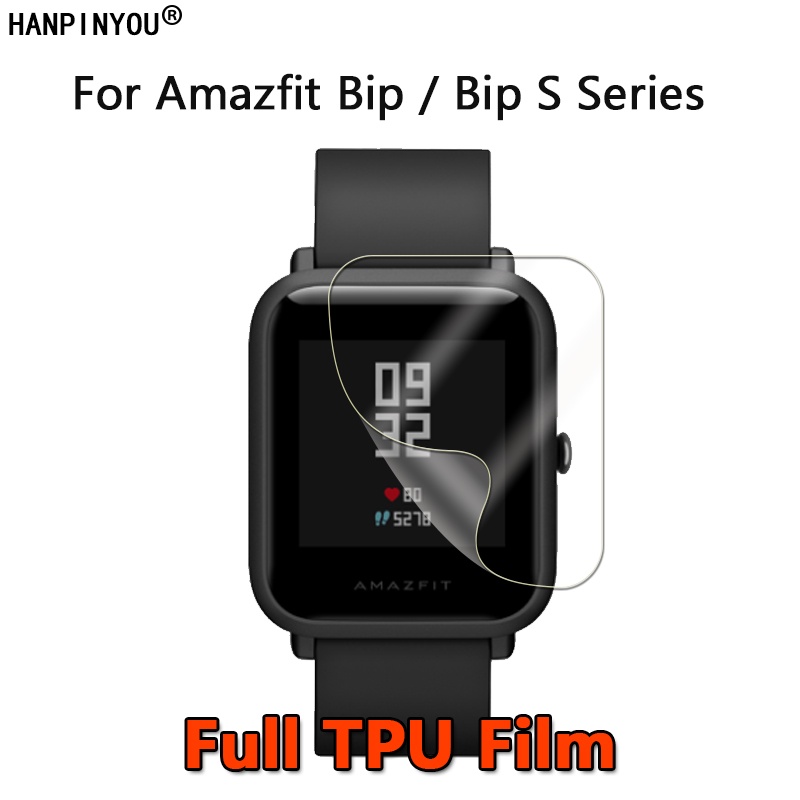 Set 1 / 3 / 5 / 10 Miếng Dán Bảo Vệ Màn Hình Cho Đồng Hồ Thông Minh Xiaomi Amazfit Bip S Lite Bip U Pop / Pro Kính