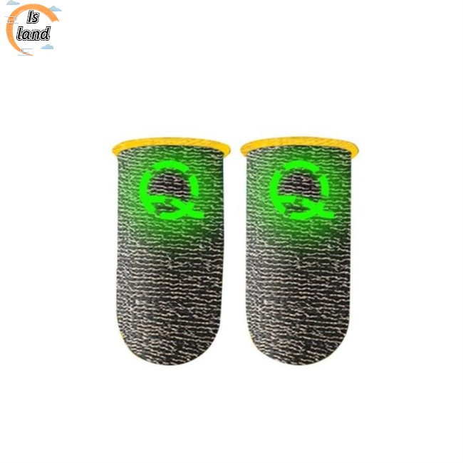 [IS] Vỏ Bọc Ngón Tay Chơi Game Bằng Sợi Bạc Siêu Mỏng Thoáng Khí Dạ Quang Cảm Ứng