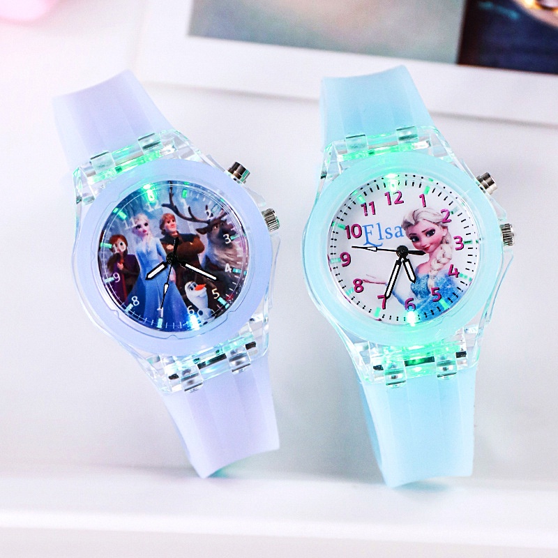 Đồng Hồ Thể Thao Cỡ Nhỏ Có Đèn LED Dành Cho Trẻ Em