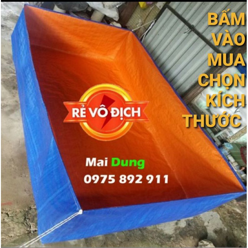 BỂ BẠT NUÔI ỐC , ẾCH , CÁ , RUỒI LÍNH ĐEN - SIÊU BỀN sản phẩm tốt 121