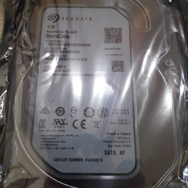 HDD PC 1TB Seagate baracuda