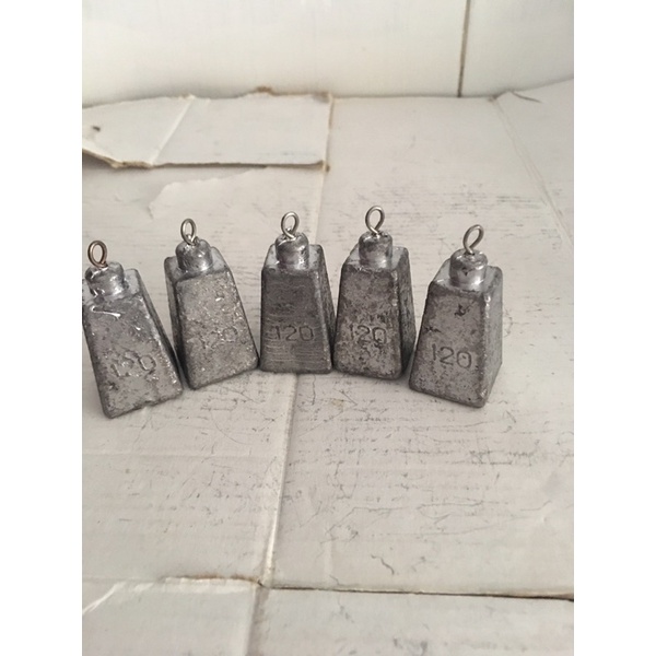 Chì vuông có móc đủ cỡ từ size 35gr--150gr