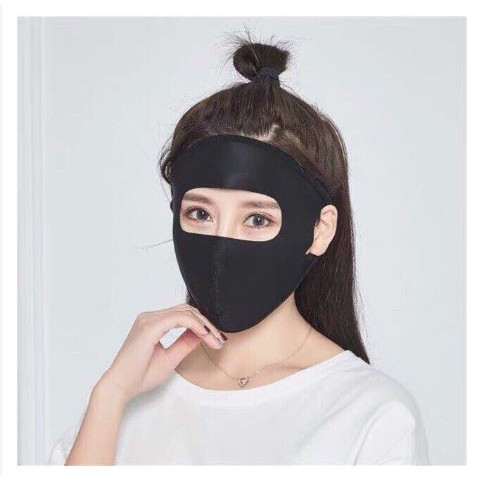 Khẩu trang ninja che kín mặt loại 1 có viền may cẩn thận | BigBuy360 - bigbuy360.vn