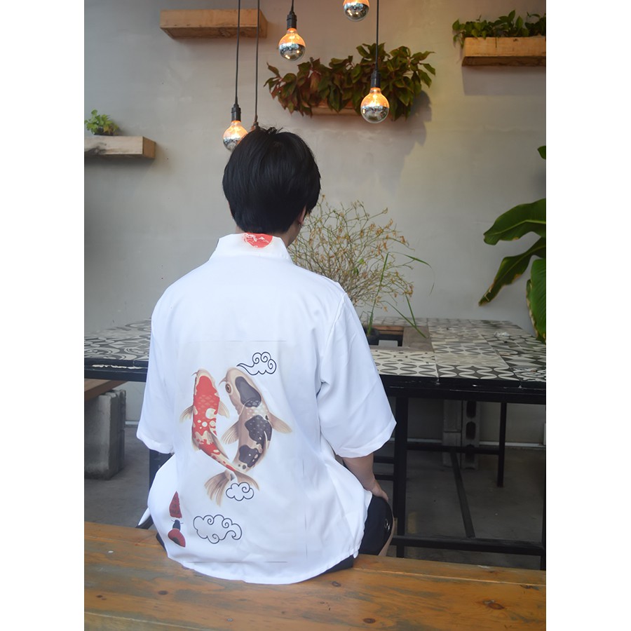 Áo YUKATA CÁ CHÉP Japanstyle CVC - Giá sỉ Unisex