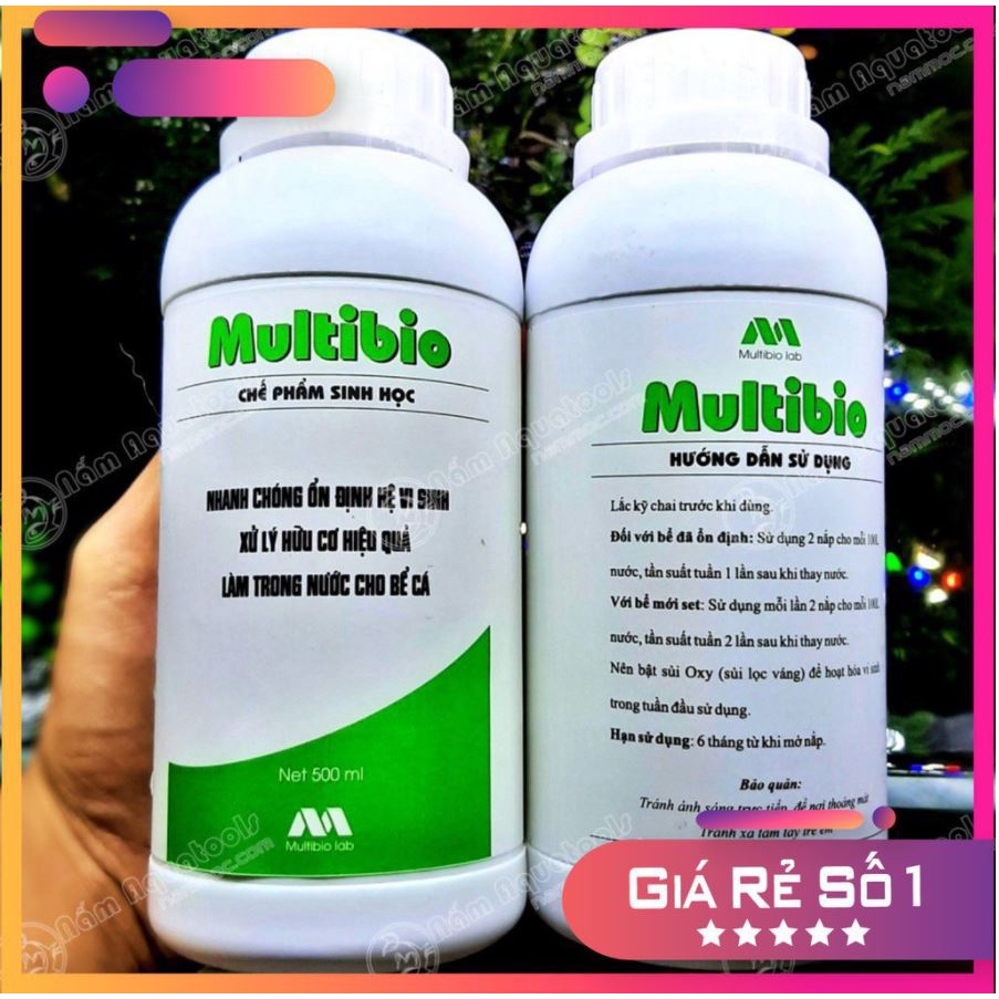 Vi Sinh MultiBio + Clear Water - Làm Trong Nước Nhanh Chóng Cho Bể Cá Cảnh, Thuỷ Sinh