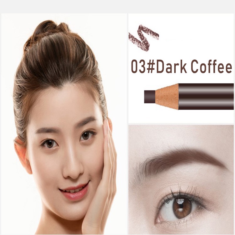 Bút chì xé kẻ chân mày 4 màu không trôi cao cấp - Gấu Thỏ House