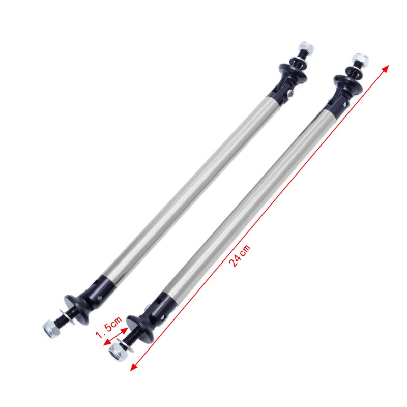 Set 2 Thanh Cản Trước / Sau Có Thể Điều Chỉnh Cho Xe Hơi Xe Tải