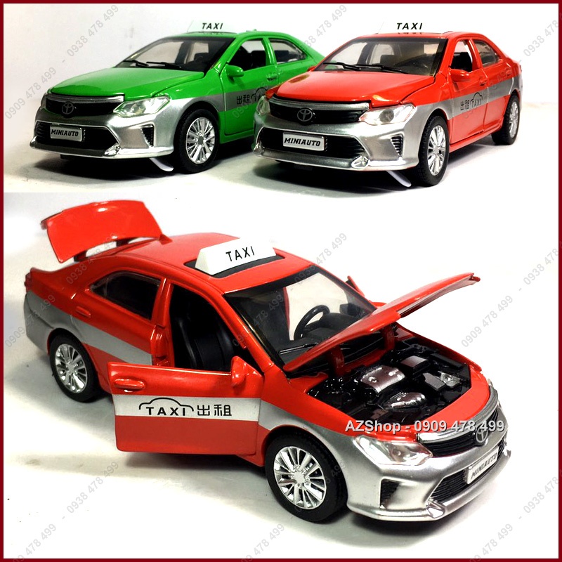 Mô Hình Kim Loại Xe Taxi Toyota Camry Tỉ Lệ 1:32 - Miniauto