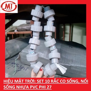 Rắc co 27, racco, nối sống ống nhựa pvc 27 Hiệu mặt trời