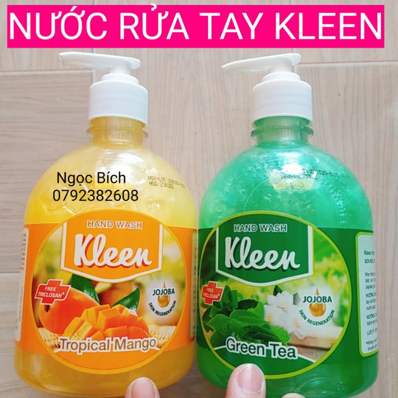 🌷 NƯỚC RỬA TAY KLEEN (500ml)