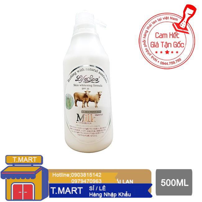 Sữa tắm Life Spa Milk thái lan 500ml (T.MART)