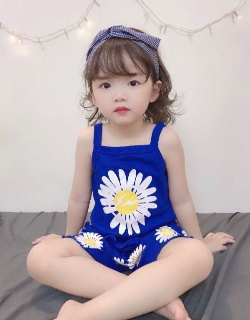 Bộ hai dây hoa cúc siêu cute cho bé