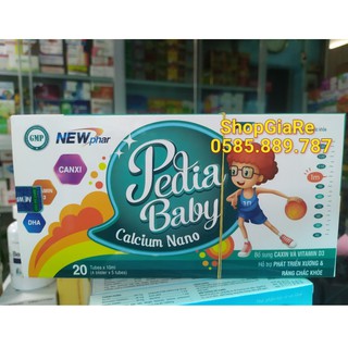 Pedia baby Calcium nano bổ sung canxi, phát triển chiều cao, chống còi xương pediababy