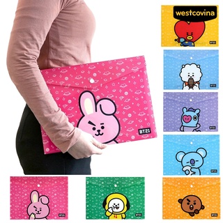 Mới Túi Đựng Tài Liệu Bằng Pvc Họa Tiết Bt21 Tata Chimmy Dễ Thương