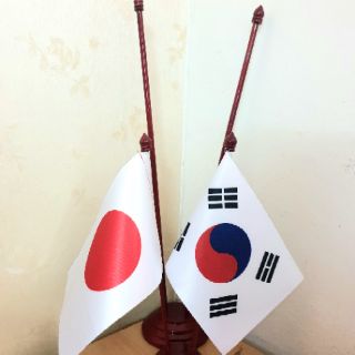 Đế cắm cờ đôi Việt Hàn