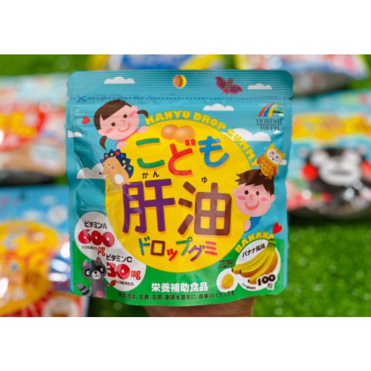 Kẹo Dẻo Bổ Xung DHA Unimat Riken của Nhật 90 Viên Chính Hãng