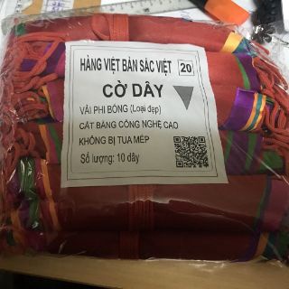 Cờ dây tam giác 30 lá( 10 dây/ túi)